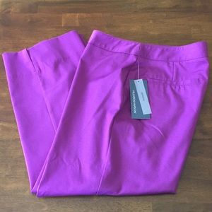🛍 Hillard & Hanson orchid colored crop pants